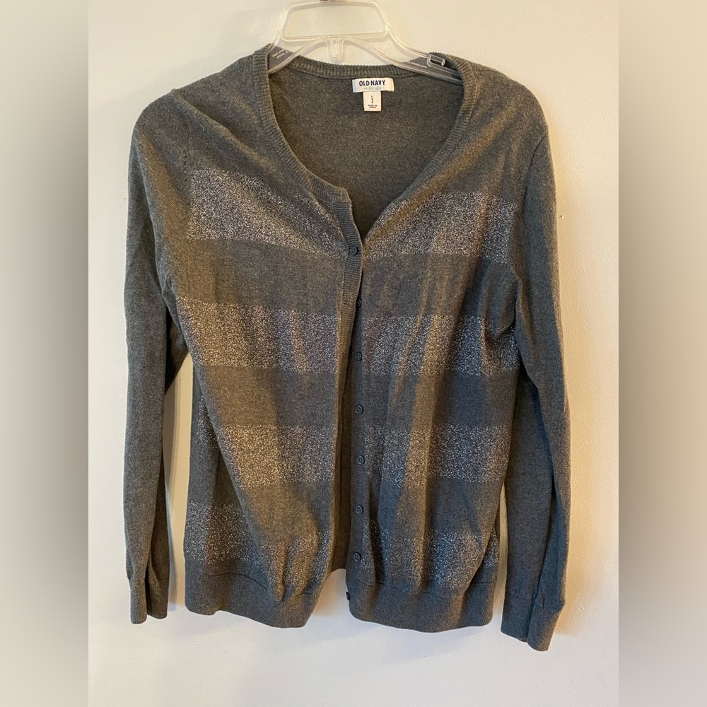 Old Navy Button Up Sparkly Cardigan